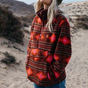 Billabong Adventure Division Collection Switchback - Women's Fleece - Aztec Red